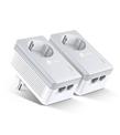 Tp-Link TL-PA4020P KIT 600 Mbps Priz Soketli Powerline Adaptör