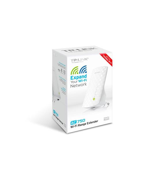 Tp-Link RE200 750 Mbps Wifi Range Extender-Menzil Genişletici AC750_1