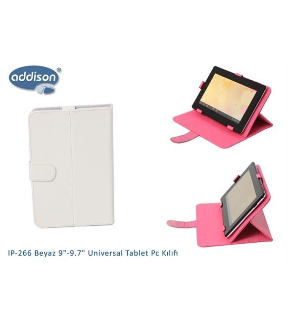 Addison IP-266 Beyaz 9"-9.7"Universal Tablet Kılıf