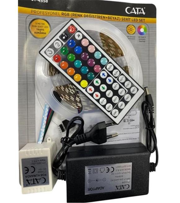 Cata CT-4558 Rgb Şerit Led Seti Kumandalı_1