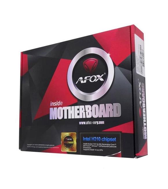 Afox IH310C DDR4 SATA3 HDMI PCIe 16X v3.0 1151p v2 mATX Anakart
