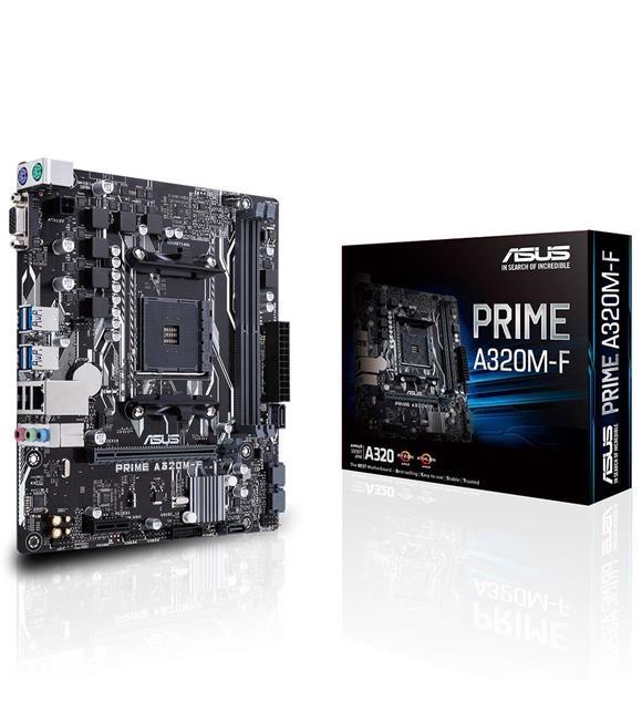 Asus Prime A320M-F AMD AM4 32GB DDR4 3200MHz Vga mATX Anakart