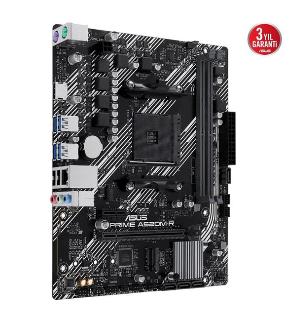 Asus Tuf Gaming A520M-Plus II AMD AM4 128GB DDR4 4866Mhz M2 Dp-Vga-Hdmi mATX Anakart_1