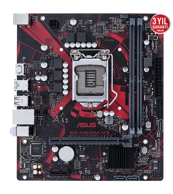 Asus EX-H510M-V3 11.Nesil LGA1200 64GB DDR4 Hdmi MicroATX Anakart