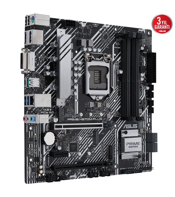 Asus Prime H570M-Plus Intel LGA1200 11.Nesil DDR4 128GB Dp-Dvi-Hdmi mATX Anakart_1