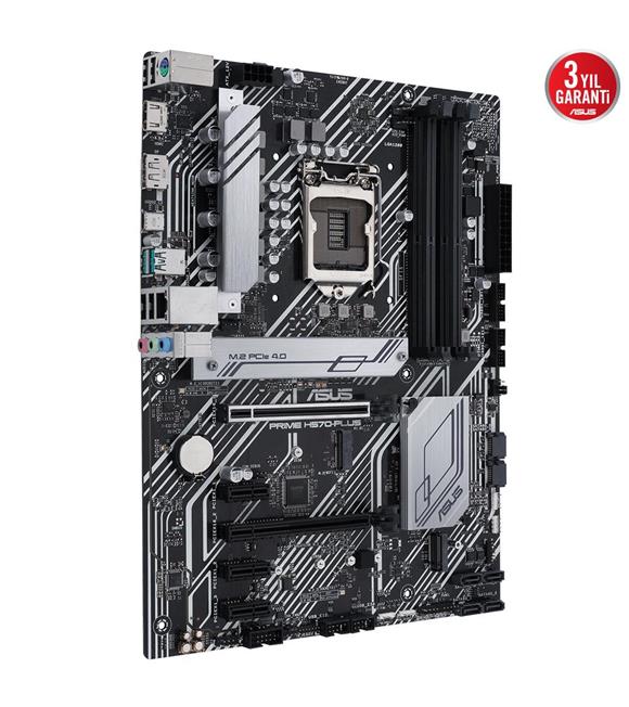 Asus Prime H570-Plus Intel LGA1200 11.Nesil DDR4 128GB M.2 Dp-Hdmi ATX Anakart