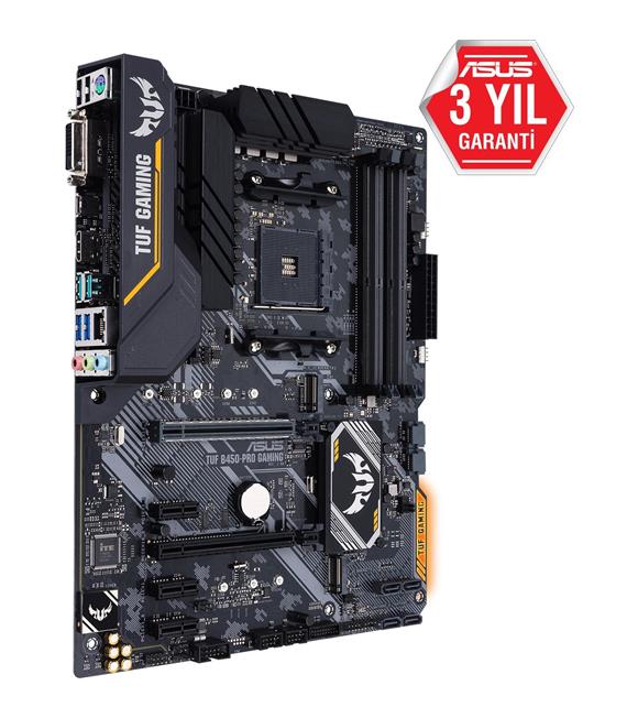 Asus Tuf B450-Pro Gaming AMD B450 AM4 DDR4 4400 Mhz ATX Anakart