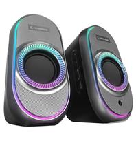 Rampage RMS-X3 2.0 6W Bluetooth Özellikli Siyah Multimedia RGB Işıklı Gaming USB Speaker