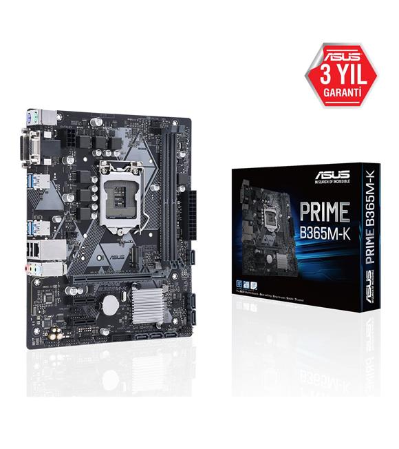 Asus Prime B365M-K Intel B365 Soket 8.-9. Nesil 11 Anakart