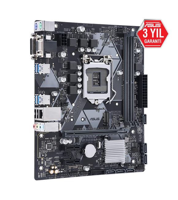 Asus Prime B365M-K Intel B365 Soket 8.-9. Nesil 11 Anakart_1