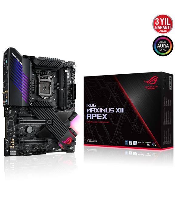 Asus Rog Maximus XII Apex Intel Z490 Lga1200 Ddr4 5000 Atx Armoury Crate Ramcache III Aı OC Anakart