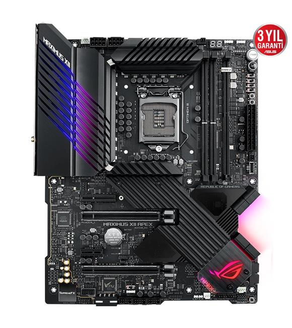 Asus Rog Maximus XII Apex Intel Z490 Lga1200 Ddr4 5000 Atx Armoury Crate Ramcache III Aı OC Anakart