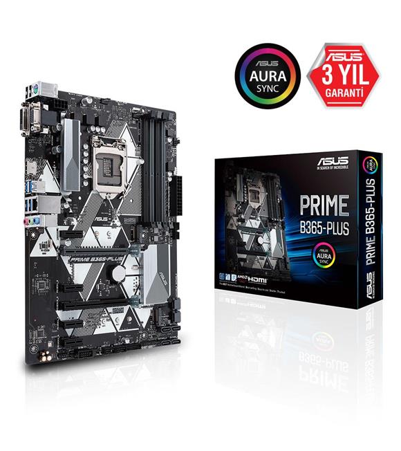 Asus Prime B365-Plus Intel B365 Soket 1151 DDR4 2666MHz ATX Gaming Anakart