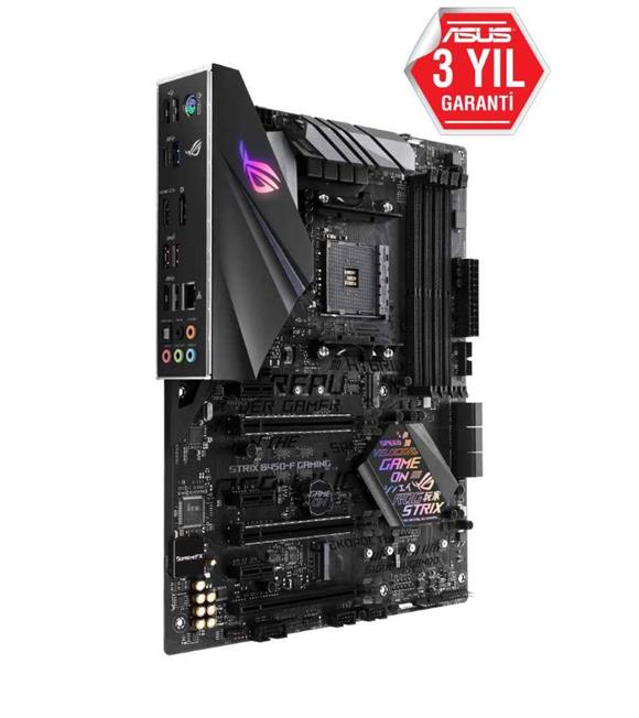 Asus Rog Strix B450-F Gaming AMD B450 Soket AM4 DDR4 4400(OC)MHz ATX Gaming(Oyuncu) Anakart