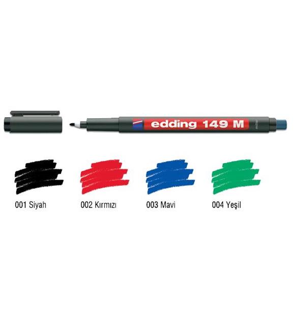 Edding Asetat Kalemi Permanent M Seri 1.0 MM Mavi 149 M