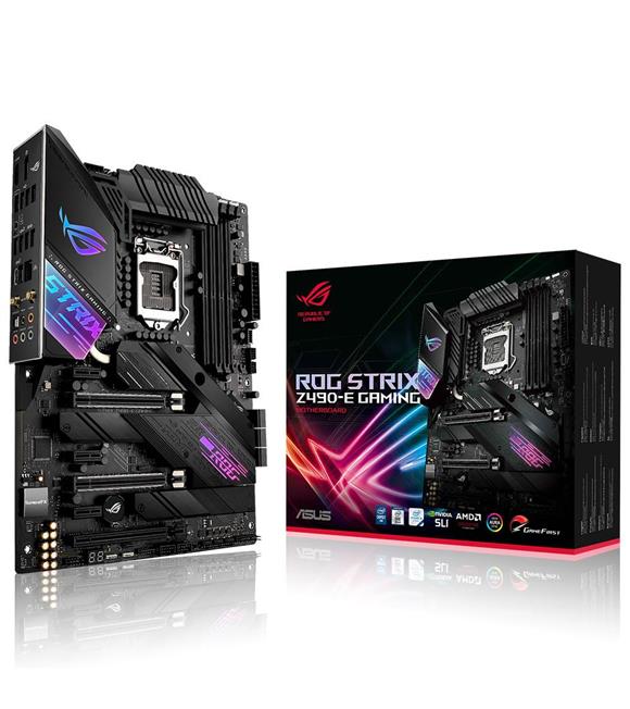 Asus Rog Strıx Z490-E Gamıng 4600Mhz(Oc) Ddr4 Soket 1200 M.2 Wi-Fi Hdmı Dp Atx Anakart
