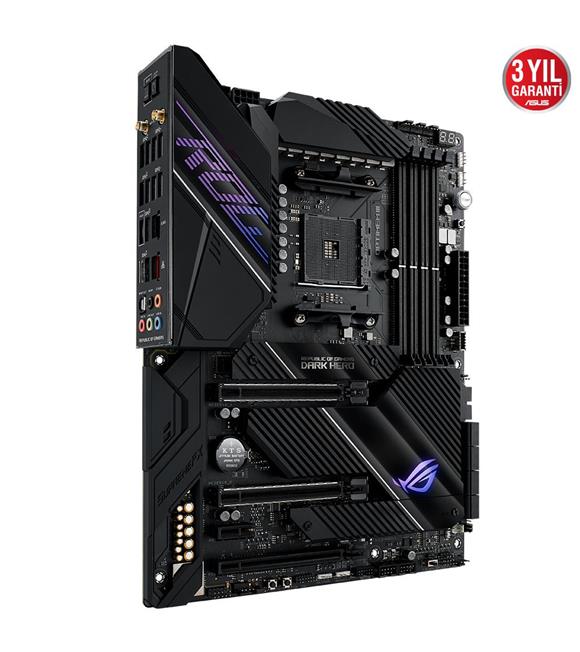 Asus ROG Crosshair VIII Dark Hero AMD X570 Soket AM4 DDR4 5100(OC)MHz ATX Anakart