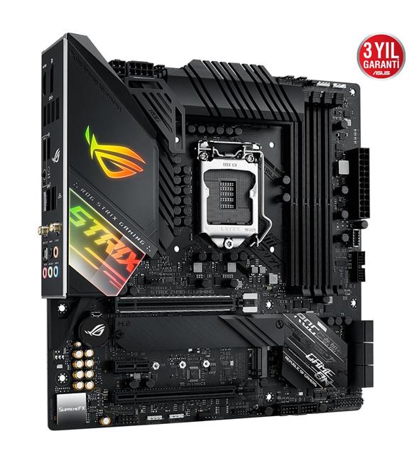 Asus Rog Strix Z490-G Gaming Wi-Fi 4600Mhz(Oc) Ddr4 Soket 1200 M.2 Hdmı Dp Matx Anakart