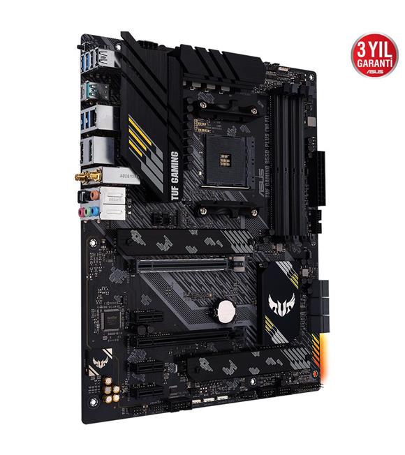 Asus Tuf Gaming B550-Plus (Wi-fi) AMD AM4 128GB DDR4 4600Mhz M2 DP-HDMI Anakart