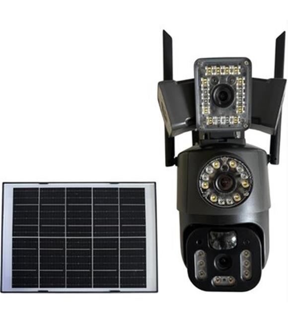 Okam O-KAM 3918 4G 6MP Dual Lens - Solar Panel - Sim Kart Destekli - PTZ Kamera
