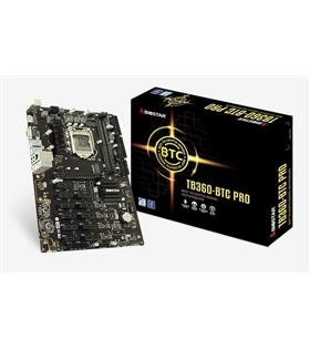 Biostar TB360-BTC PRO Ver.6x 8.9.Nesil LGA 1151 DDR4 2666 M.2 12li Ekran Girişi HDMI Mining Anakart