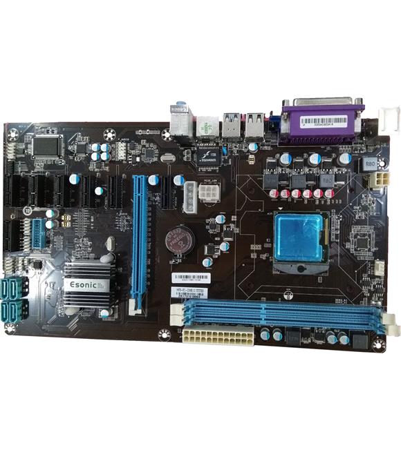 Esonic HM76-65 BTC COMBO Intel LGA1511 DDR3 ATX 8 Ekran Kart Girişli G1820T Cpu Onboard Anakart