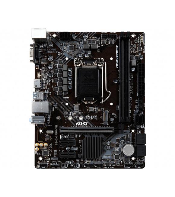 Msi B365M Pro-Vh Soket 1151 Ddr4 2666 Vga Hdmı M.2 Usb3.1 Matx Wın7 Wın10 Anakart 8-9.Nesil_1