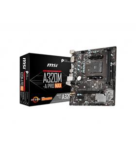 Msi A320M-A Pro Max Am4 Ddr4 3200(Oc) Dvı Hdmı M.2 Usb3.2 Matx Anakart