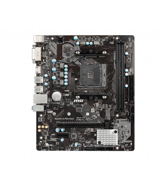 Msi A320M-A Pro Max Am4 Ddr4 3200(Oc) Dvı Hdmı M.2 Usb3.2 Matx Anakart_1