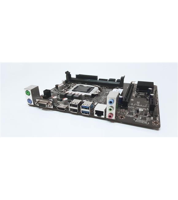 Quadro H81-AC DDR3 Lan HDMI,VGA 4x Sata3 16X PCIe 1150p Anakart_1
