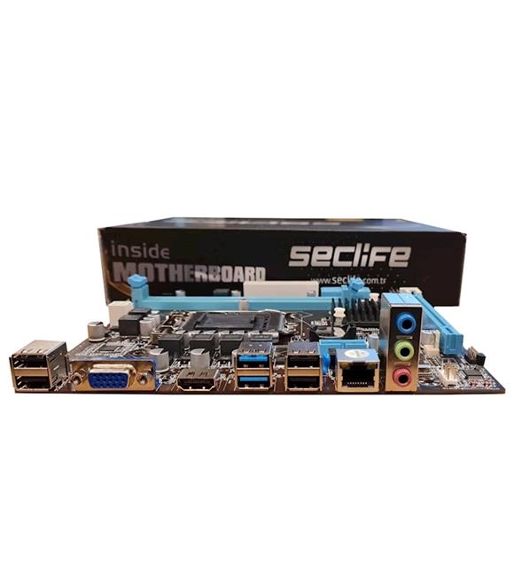 Seclife H110NEL DDR4 S+V+L 1151P (mATX) Anakart (6.Nesil - 7.Nesil)