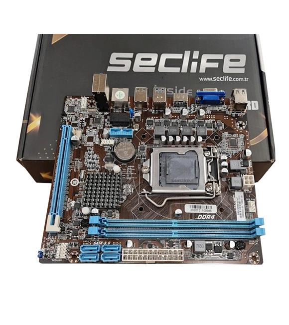 Seclife H110NEL DDR4 S+V+L 1151P (mATX) Anakart (6.Nesil - 7.Nesil)_1