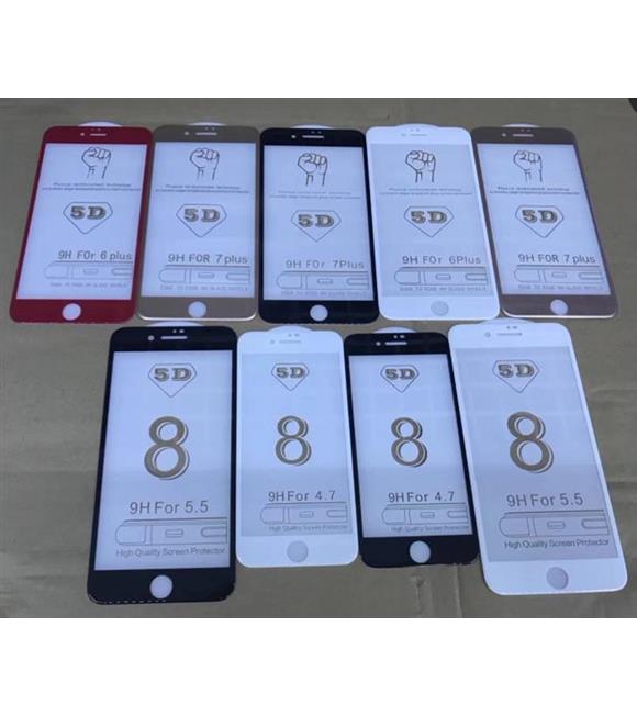 Elba KC-16S Iphone 6 Plus 5D Koruma Camı Siyah