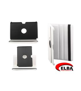 Elba Samsung Tab2 P3100 Renkli Kılıf 360 Derece Dönebilen (Kırmızı-Siyah-Beyaz) Tablet Aksesuarları