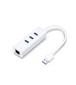 Tp-Link UE330 10-100-1000 Mbps 3.0 USB Ethernet Çevirici + 3 Port USB Çoğaltıcı
