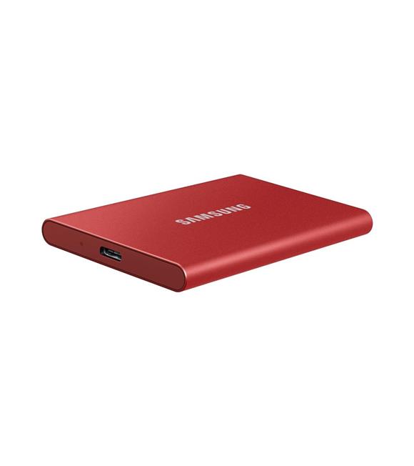Samsung 1TB T7 USB3.2 1050MB-1000MB-s Taşınabilir SSD Kırmızı MU-PC1T0R-WW_1