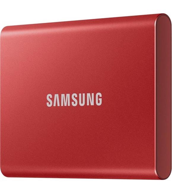 Samsung 1TB T7 USB3.2 1050MB-1000MB-s Taşınabilir SSD Kırmızı MU-PC1T0R-WW