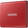 Samsung 1TB T7 USB3.2 1050MB-1000MB-s Taşınabilir SSD Kırmızı MU-PC1T0R-WW