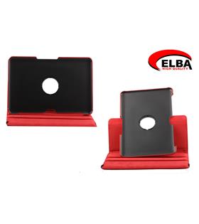 Elba Samsung Tab2 P5100 Renkli Kılıf 360 Derece Dönebilen (Beyaz-Kırmızı-Açık Mavi-Siyah) 10.1"