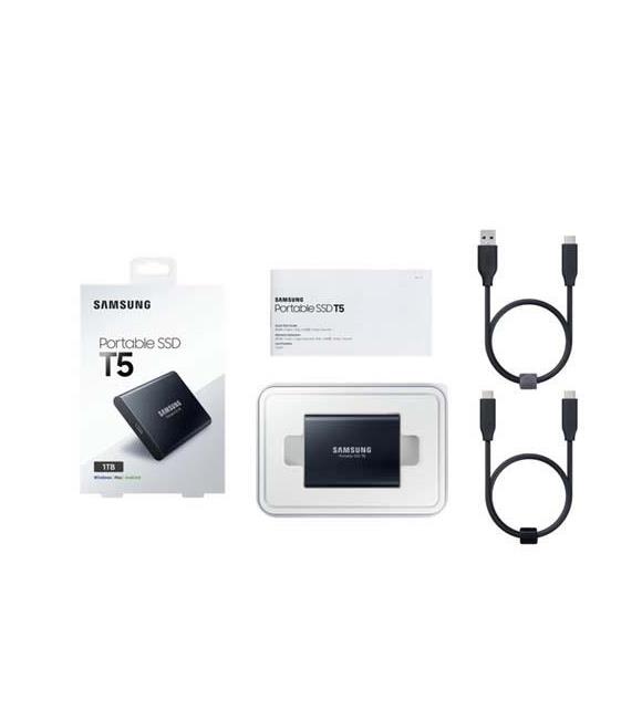 Samsung 1Tb Portable Ssd T5 Usb 3.1 (Okuma 540Mb - Yazma 540Mb) MU-PA1T0G-WW Harici Ssd_1