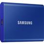 Samsung 500GB T7 USB3.2 1050MB-1000MB-s Taşınabilir SSD Mavi MU-PC500H-WW