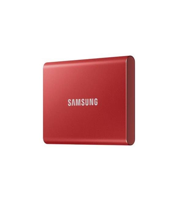 Samsung 500GB T7 1050MB-1000 MB-sn USB 3.2 Gen 2 Kırmızı Taşınabilir SSD MU-PC500R-WW