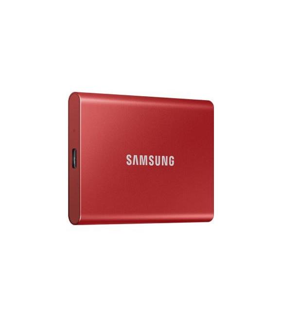 Samsung 500GB T7 1050MB-1000 MB-sn USB 3.2 Gen 2 Kırmızı Taşınabilir SSD MU-PC500R-WW