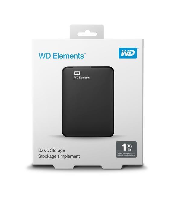 Wd 1TB 2.5 Usb3.0 Wdbuzg0010Bbk Elements Siyah Harici Harddisk_2