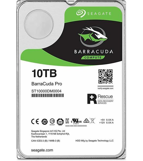 Seagate 10tb Barracuda Pro ST10000DM004 3.5 Hard Drive Cache 256mb 7200rpm Harddisk