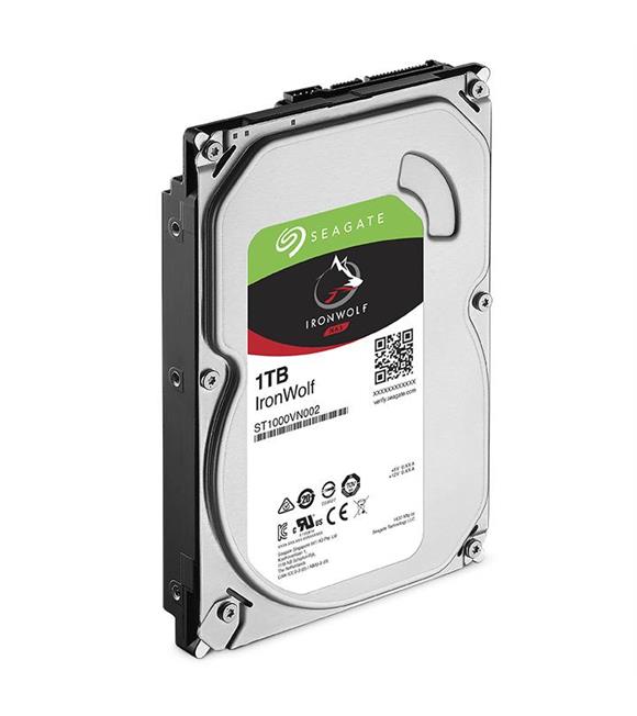 Seagate 1Tb Ironwolf 3,5" 64Mb 5900Rpm St1000Vn002 Harddisk
