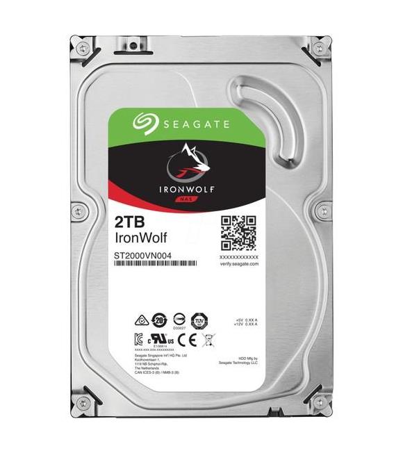 Seagate 2Tb Ironwolf 3,5" 64Mb 5900Rpm St2000Vn004 Harddisk