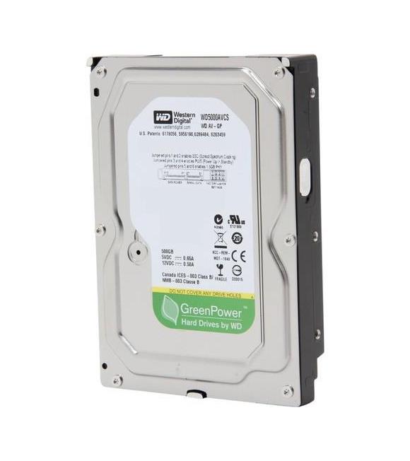 Wd 500Gb Sata-2 7200Rpm 16Mb Wd5000Avcs Harddisk (İthalat)