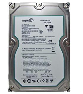 Seagate 500GB ST3500320AS 7200Rpm 32Mb Sata 3.0Gb-S 3.5 Harddisk (İthalat)