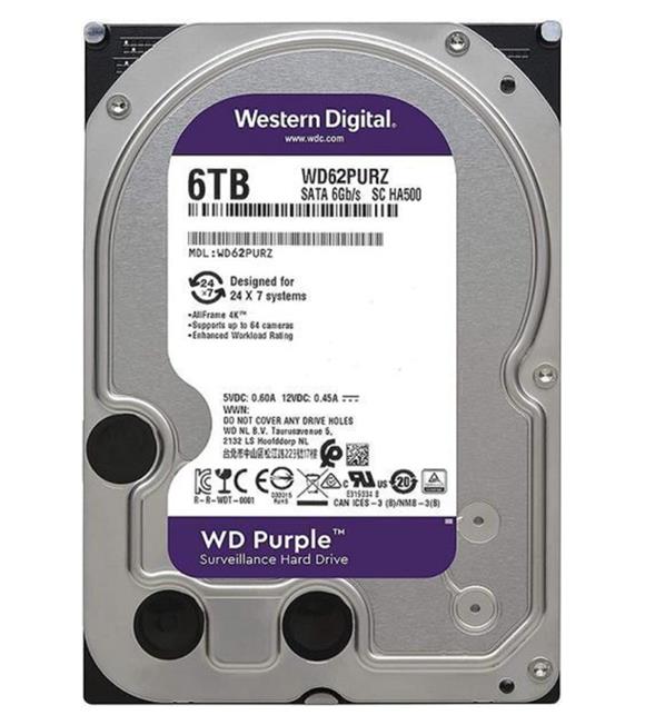 Wd 6TB Purple Wd62purz 3.5